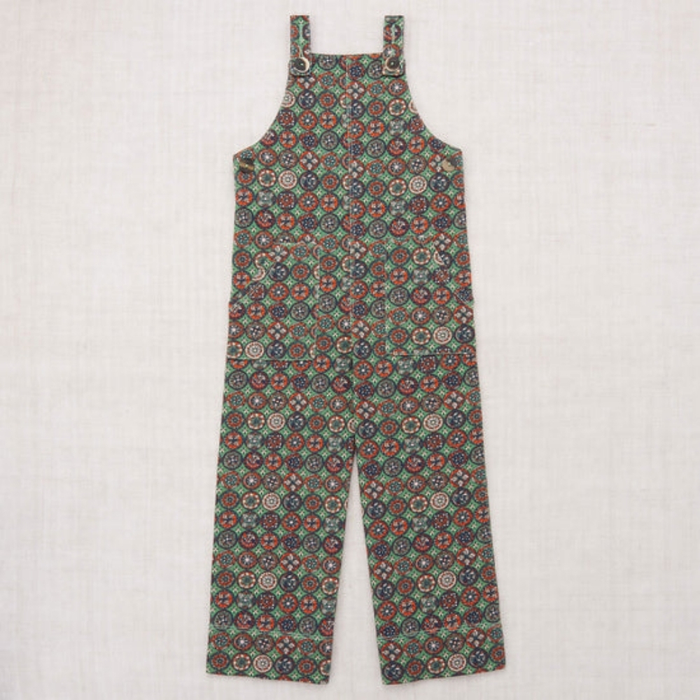 Misha And Puff Multicolor Kids Overalls